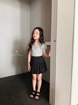［comma］Heart punching puff tee