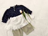 ［valubebe］Frill layered apron skirt (baby)