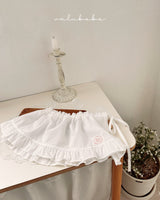 ［valubebe］Frill layered apron skirt (baby)