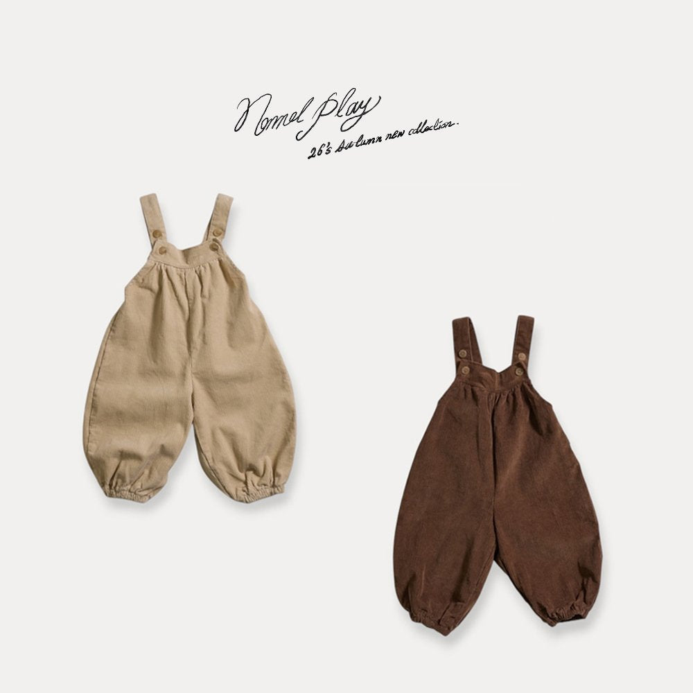 ［normalplay］Cookie Corduroy Overalls