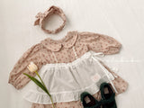 ［valubebe］Frill layered apron skirt (baby)