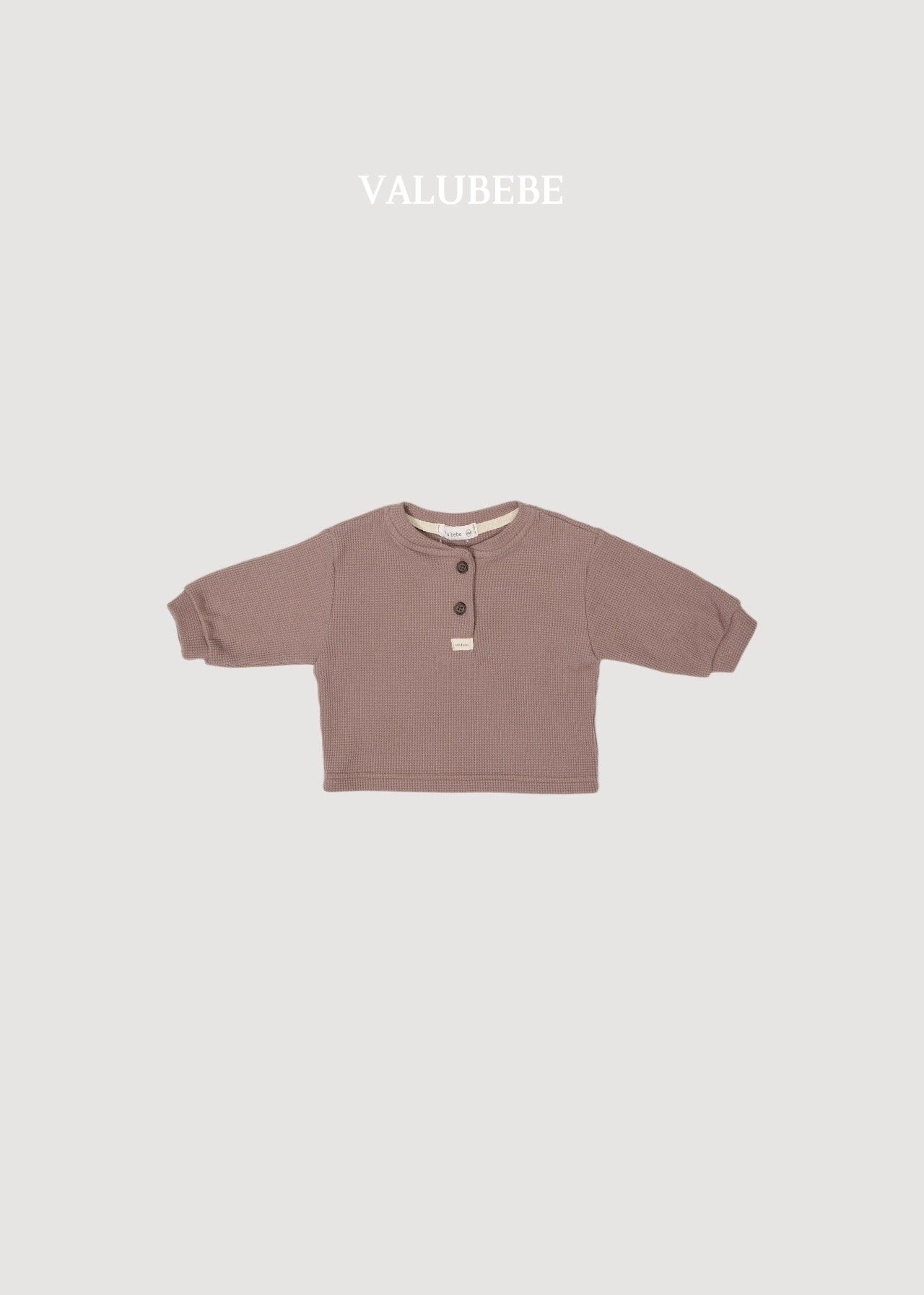 ［valubebe］ Mini waffle button tops