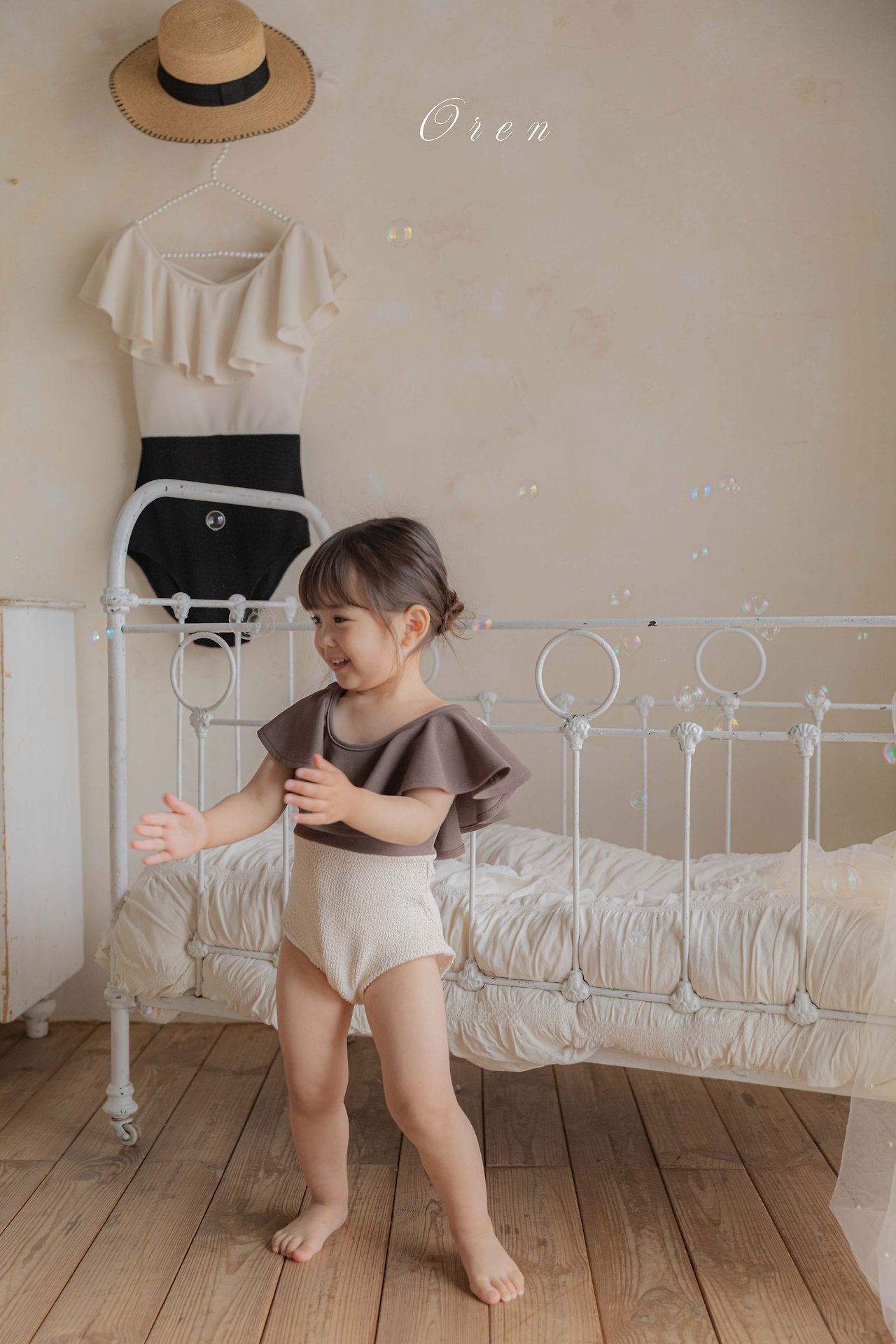 ［OREN］Pepe frill swim wear (kids)