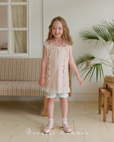 ［Bonaloi］Mellow ribbon one-piece