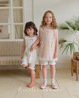 ［Bonaloi］Mellow ribbon one-piece