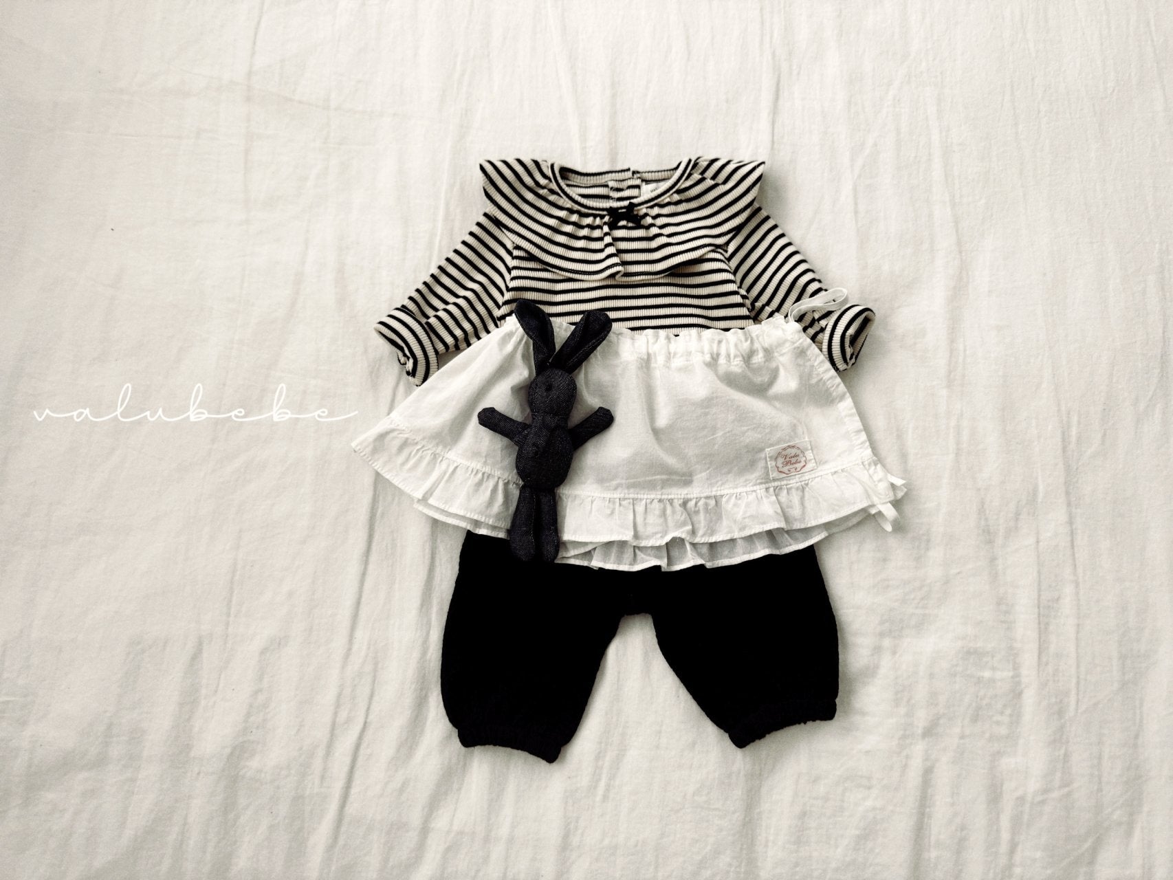 ［valubebe］Frill layered apron skirt (baby)