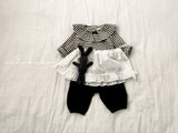 ［valubebe］Frill layered apron skirt (baby)