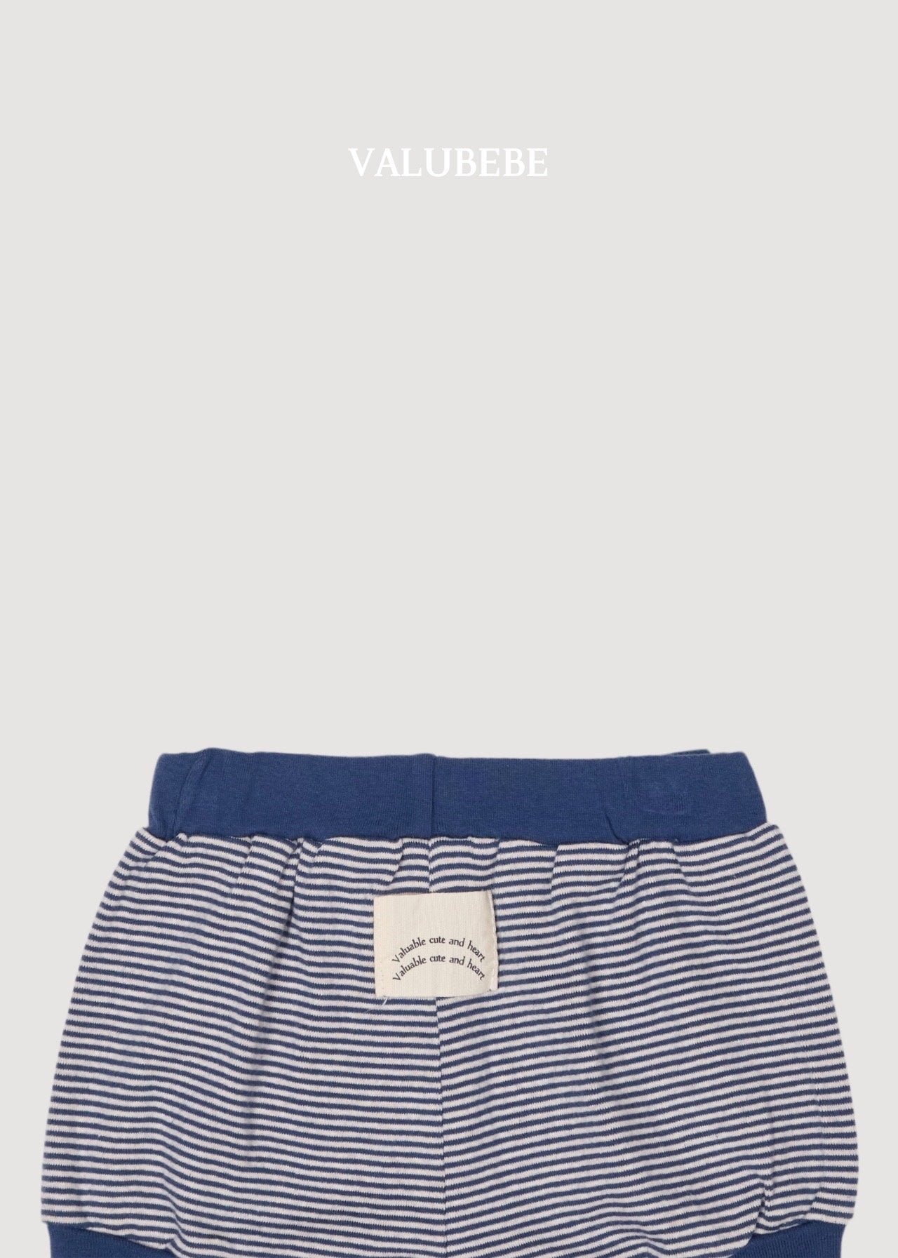 ［valubebe］Bonbon button stripe shorts
