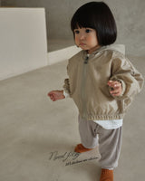 ［normalplay］Dove Shirring Zip Up