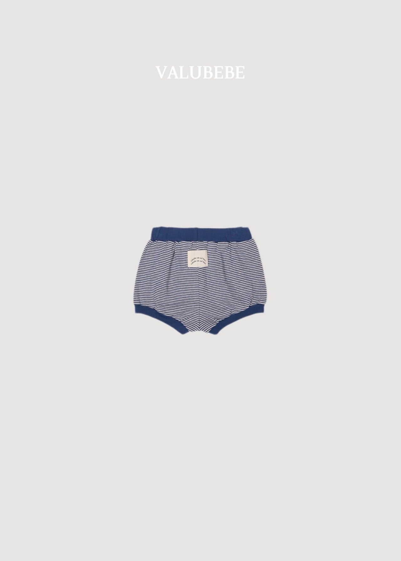 ［valubebe］Bonbon button stripe shorts