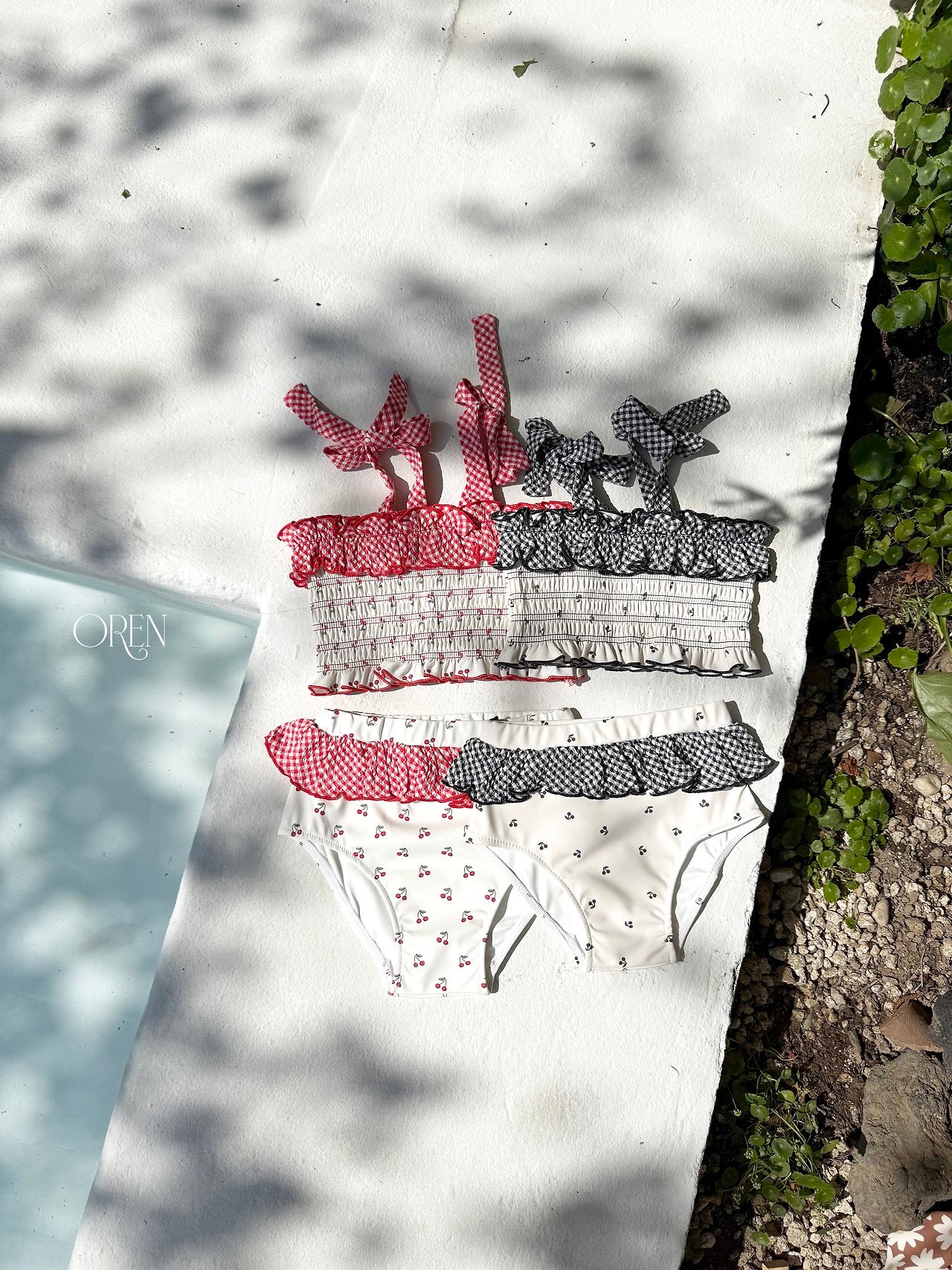 ［OREN］Rochelle cherry swim wear
