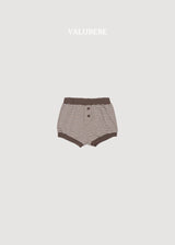 ［valubebe］Bonbon button stripe shorts