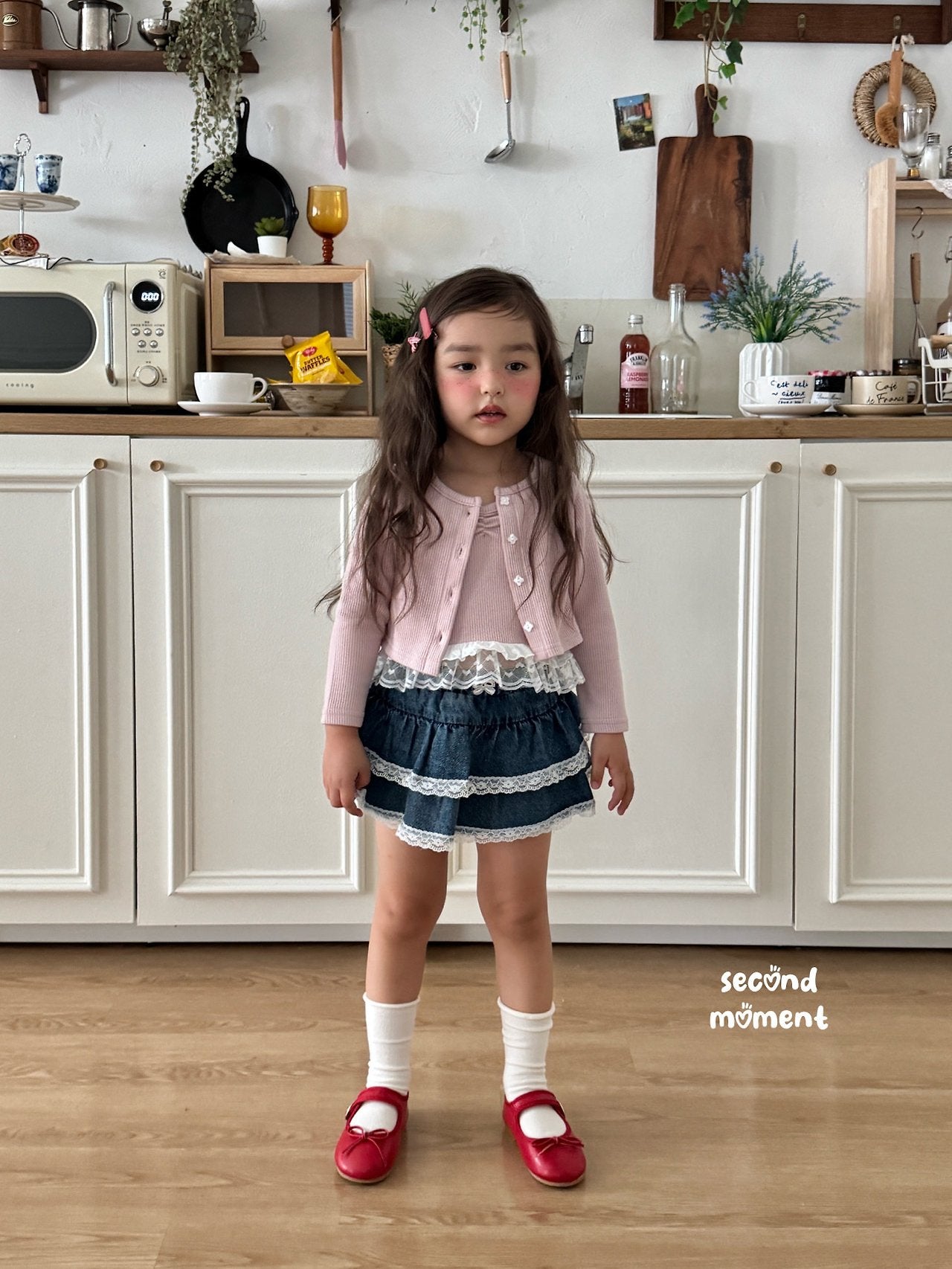 ［second moment］Smoodie cardigan & camisole set