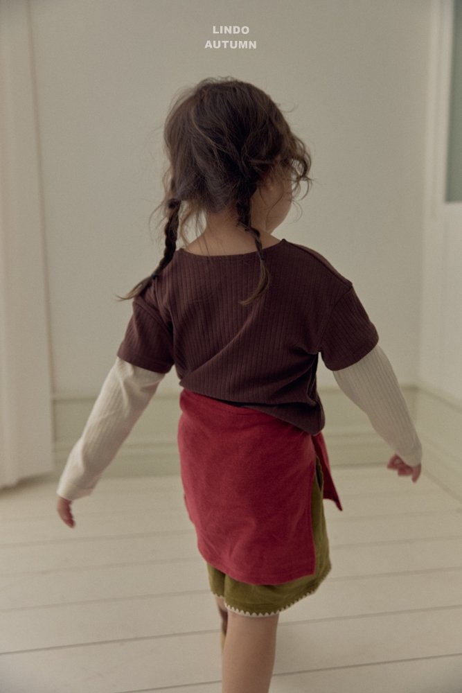 ［LINDO］Corduroy mellow short pants