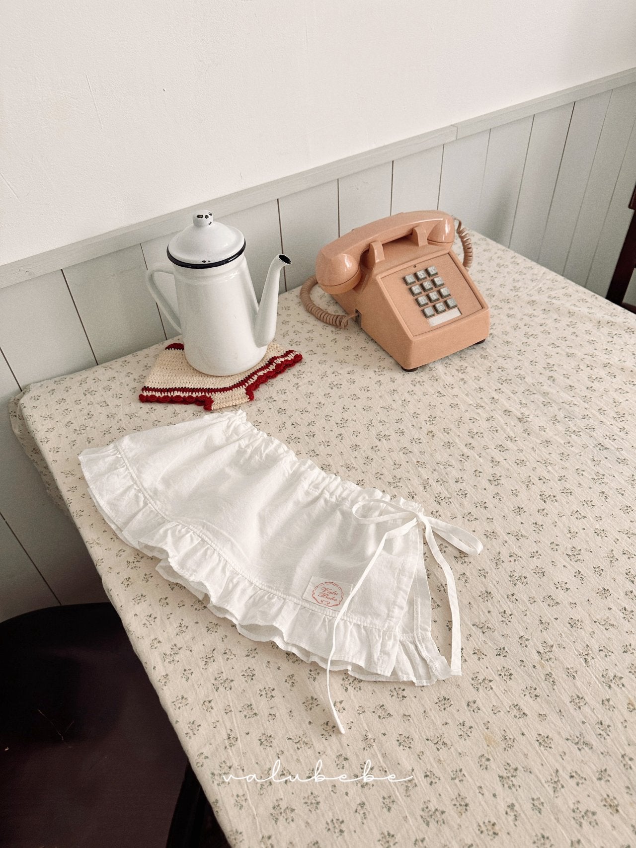 ［valubebe］Frill layered apron skirt (baby)