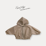 ［normalplay］Dove Shirring Zip Up