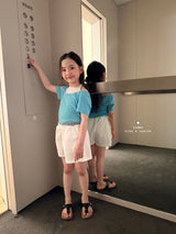 ［comma］Lettering band short pants