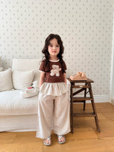 ［comma］Teddy two tone tee