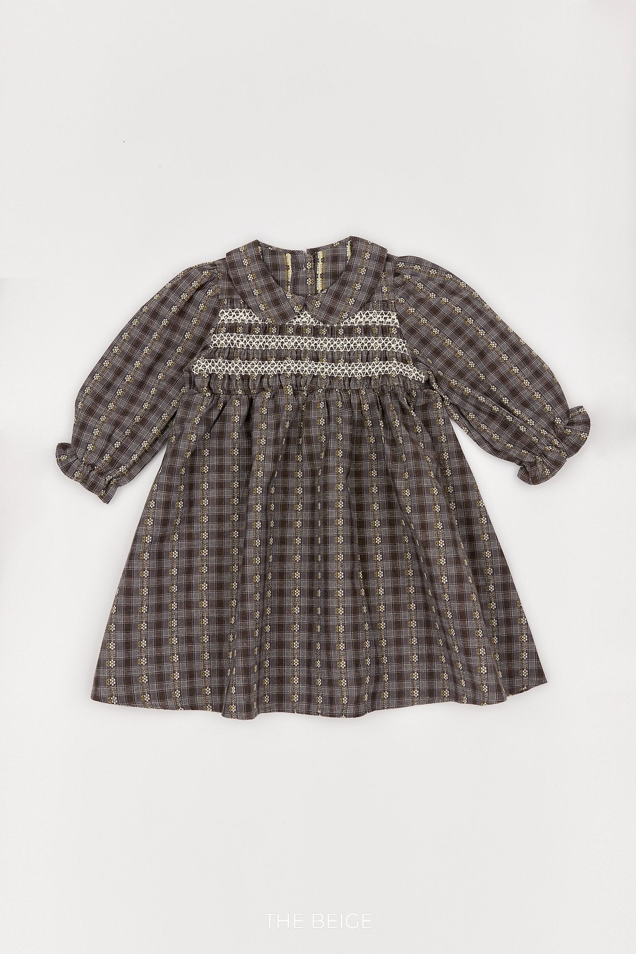 ［The beige］Smock Dress
