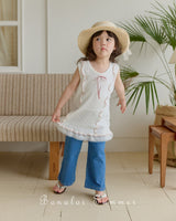 ［Bonaloi］Mellow ribbon one-piece