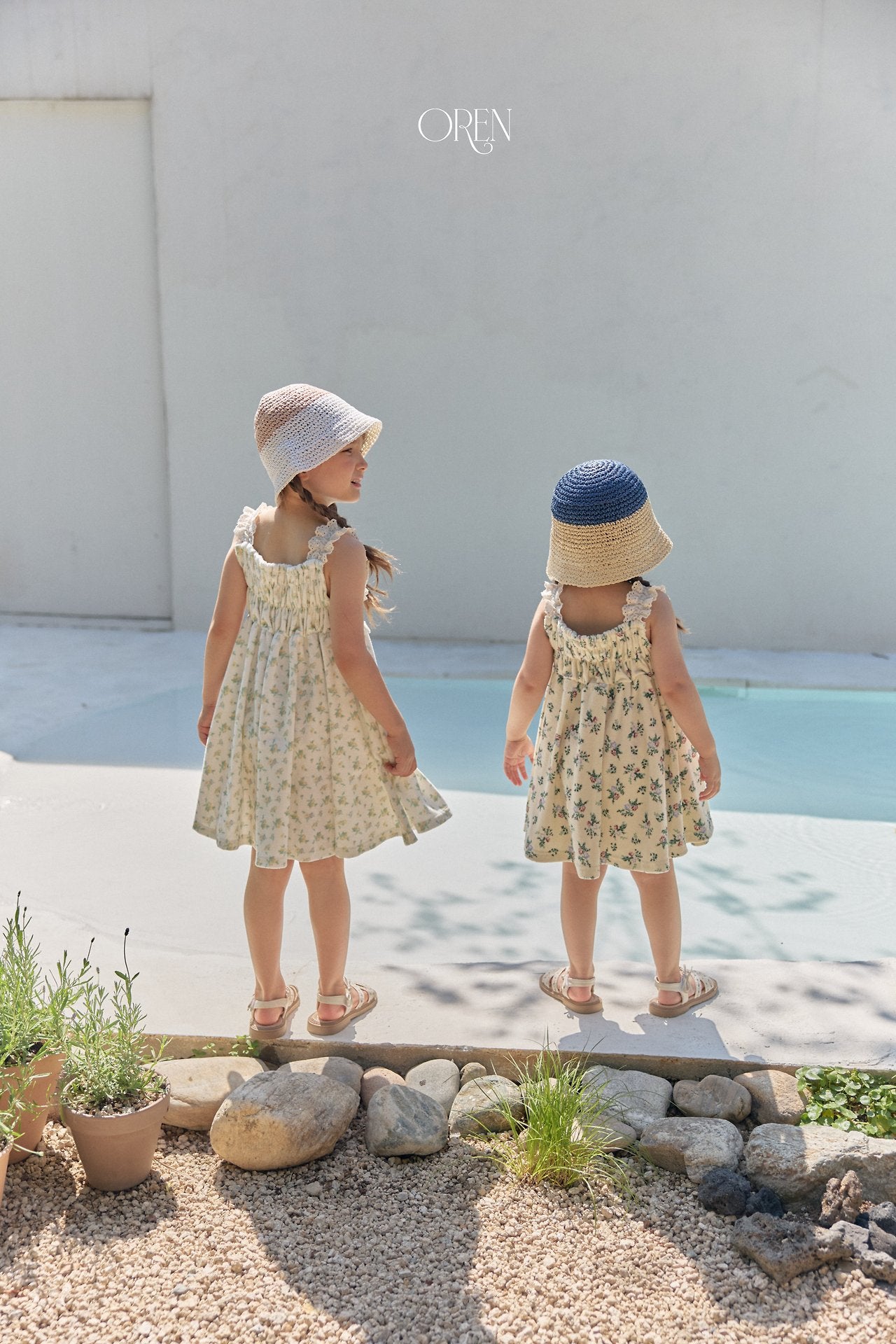 ［OREN］Rozy flower one-piece