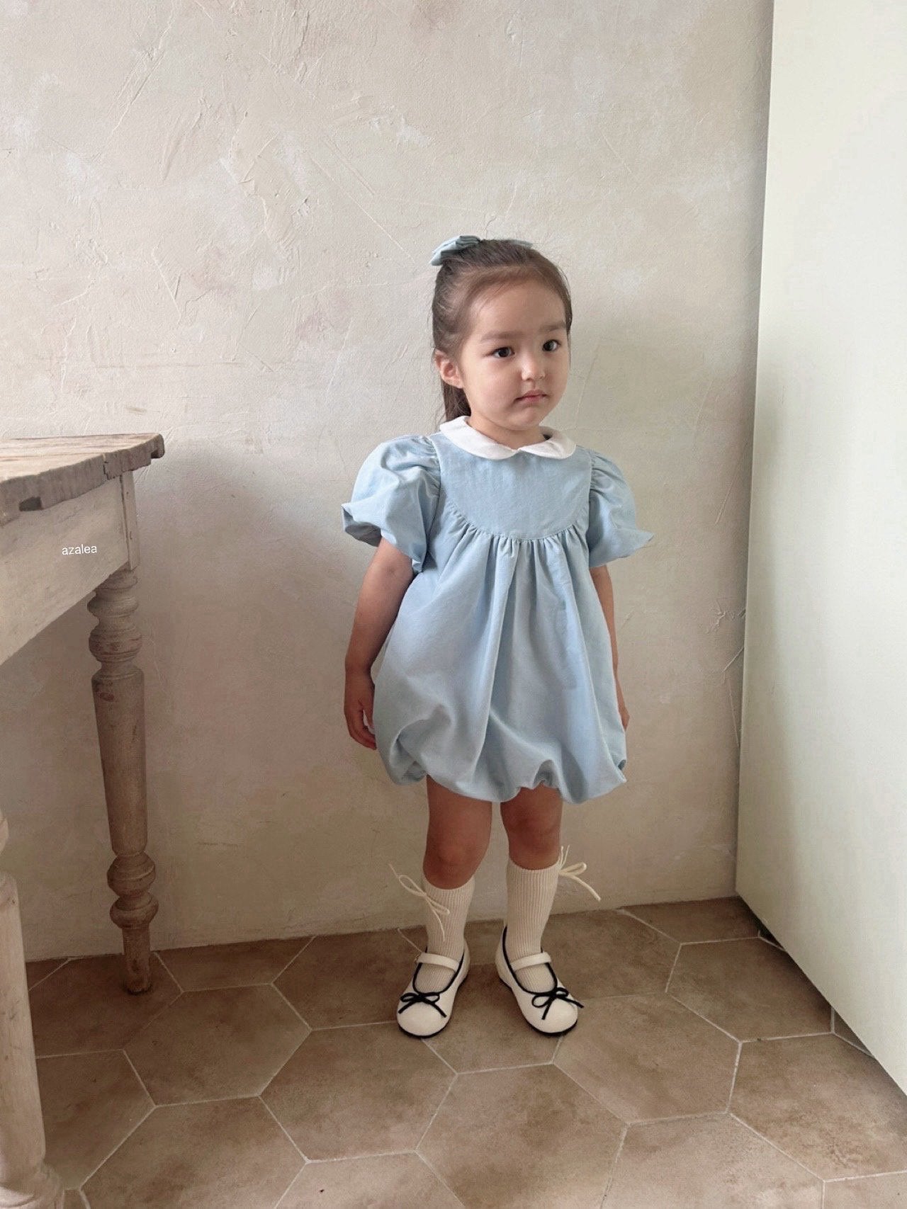［azalea］Rose collar one-piece (kids)