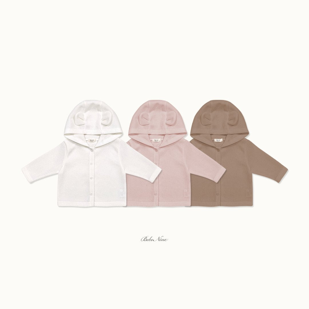 ［bebenine］Cookie Bear Cardigan