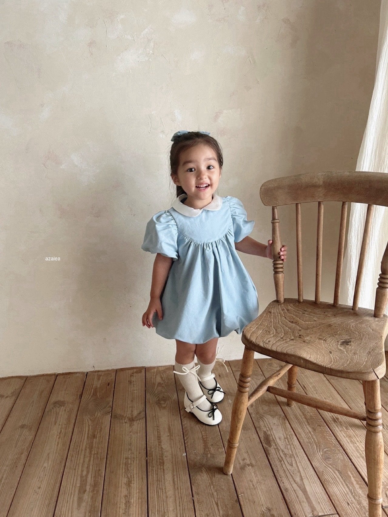 ［azalea］Rose collar one-piece (kids)