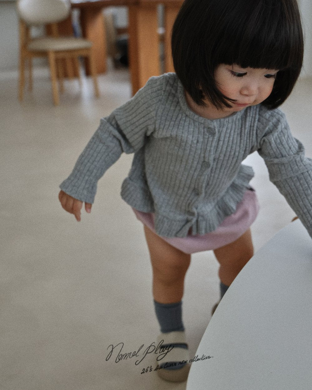 ［normalplay］Mari Frill Cardigan