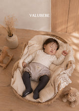 ［valubebe］Basic rib tights