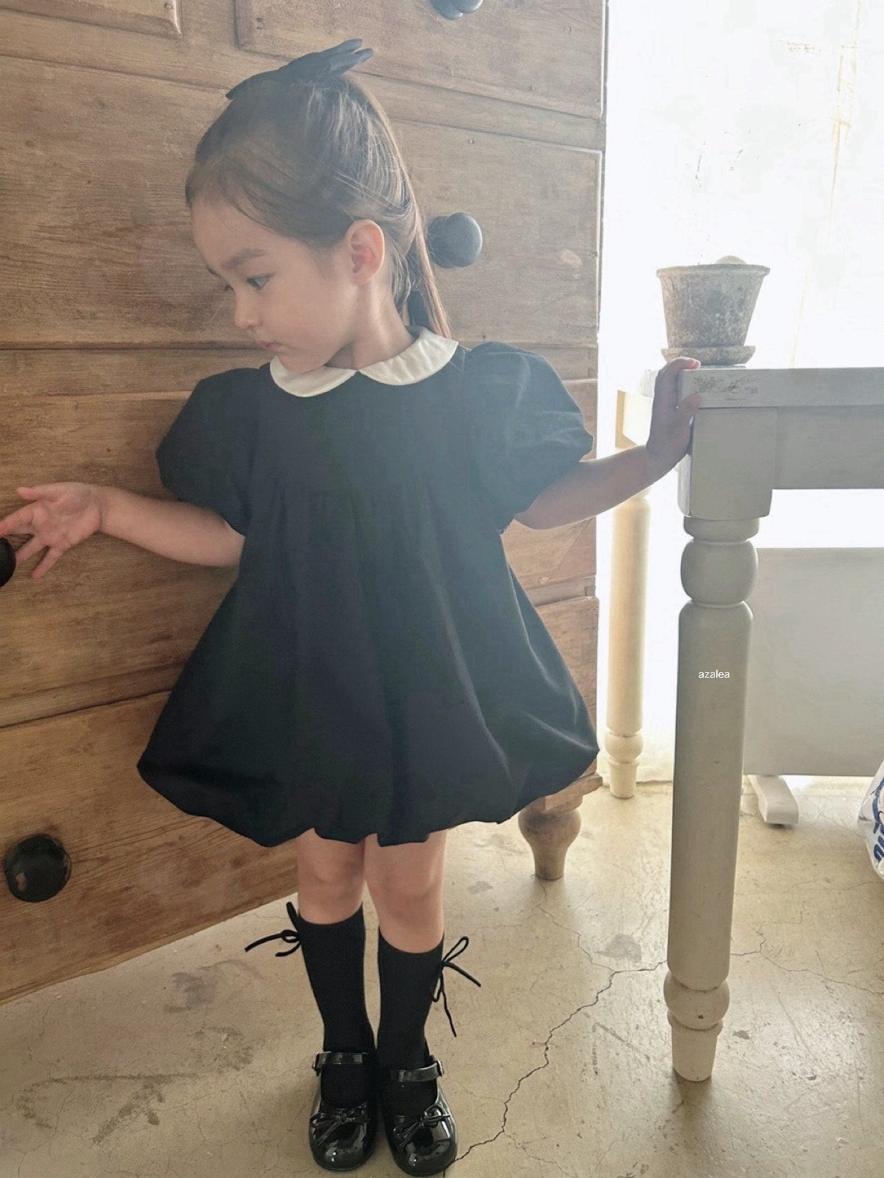 ［azalea］Rose collar one-piece (kids)