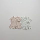 ［LINDO］Flower frill tops