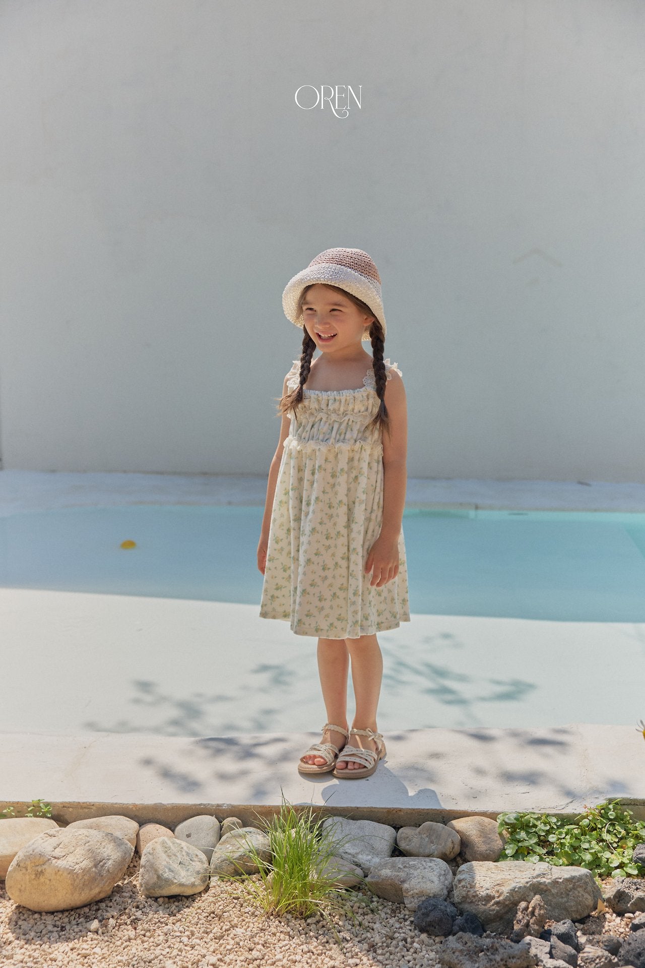 ［OREN］Rozy flower one-piece