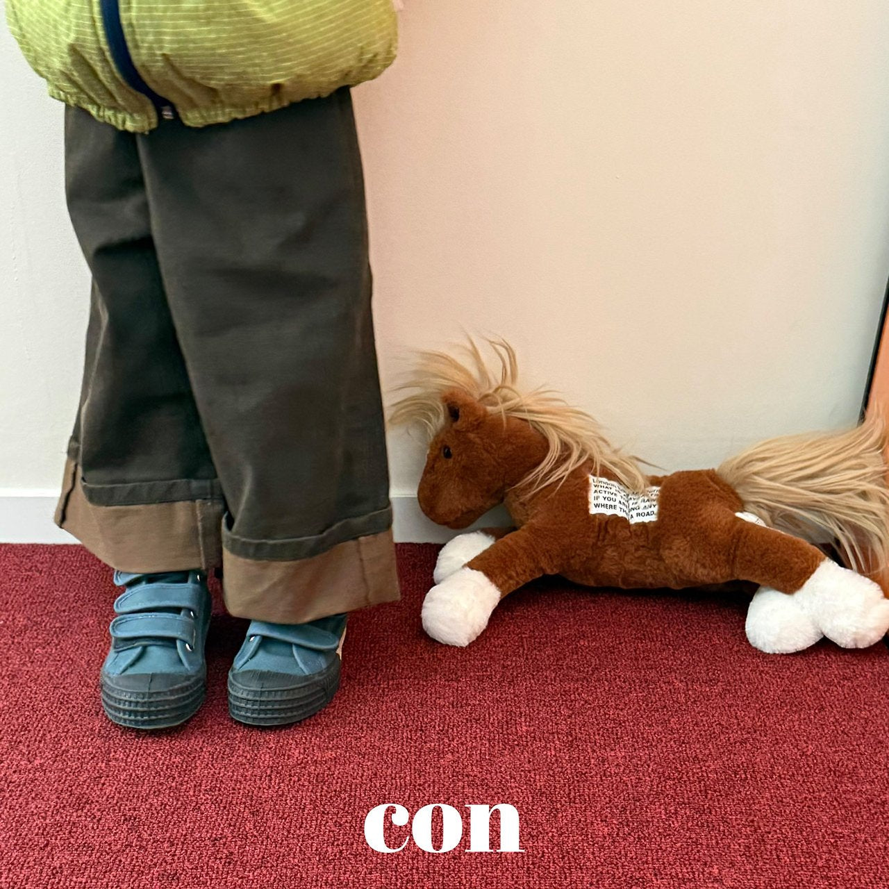 ［con］Tonton pigment roll up pants