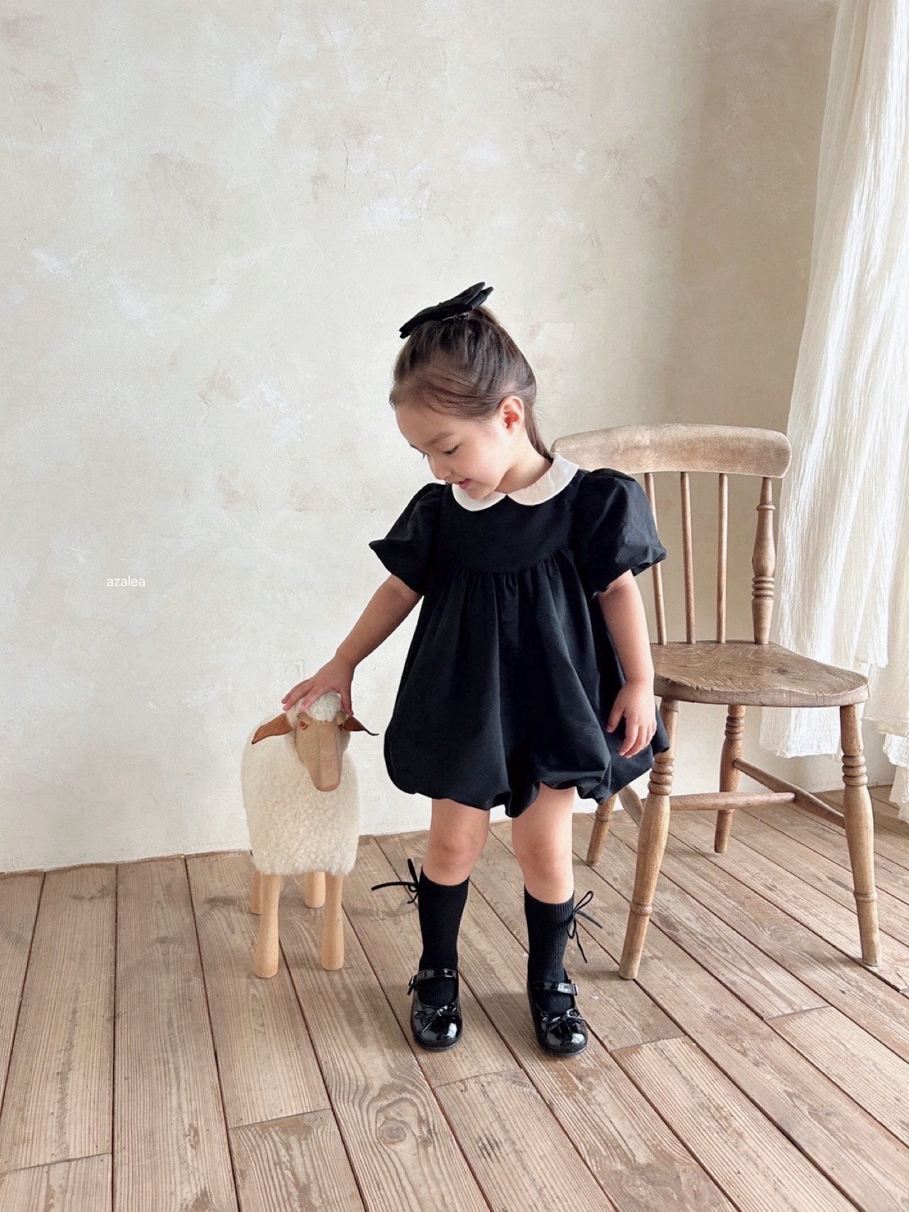 ［azalea］Rose collar one-piece (kids)