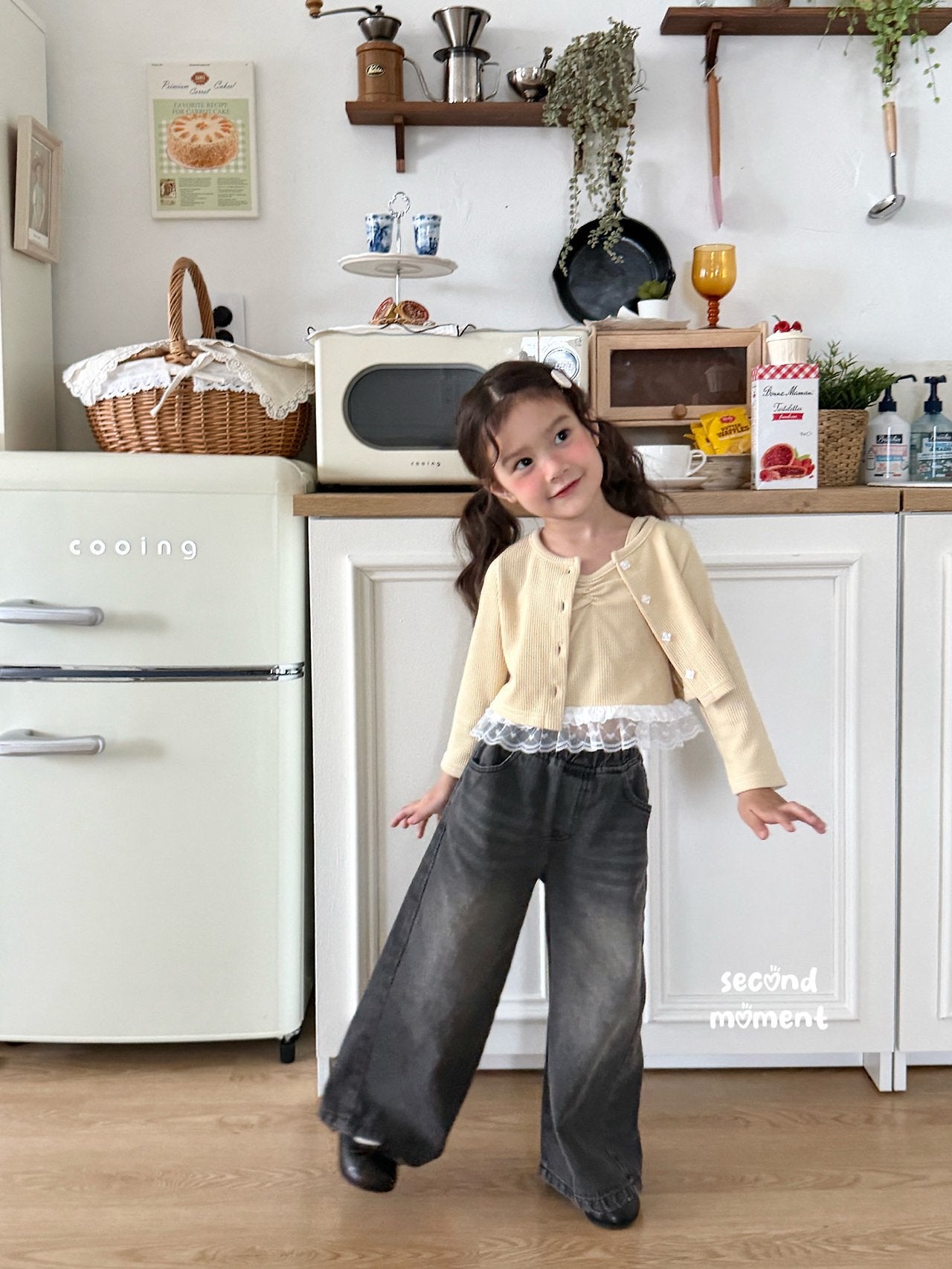［second moment］Muse denim pants