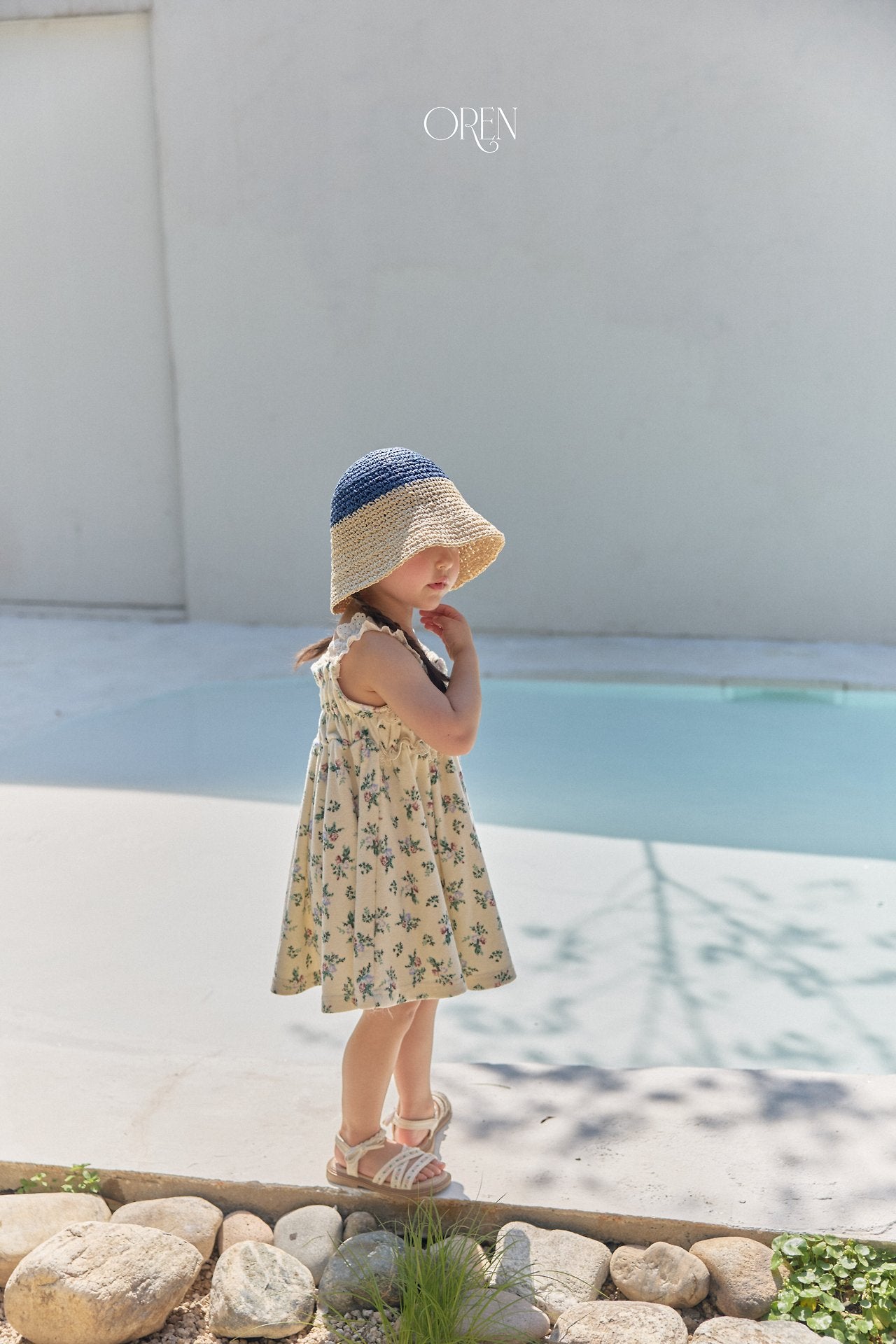 ［OREN］Rozy flower one-piece