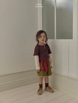 ［LINDO］Corduroy mellow short pants