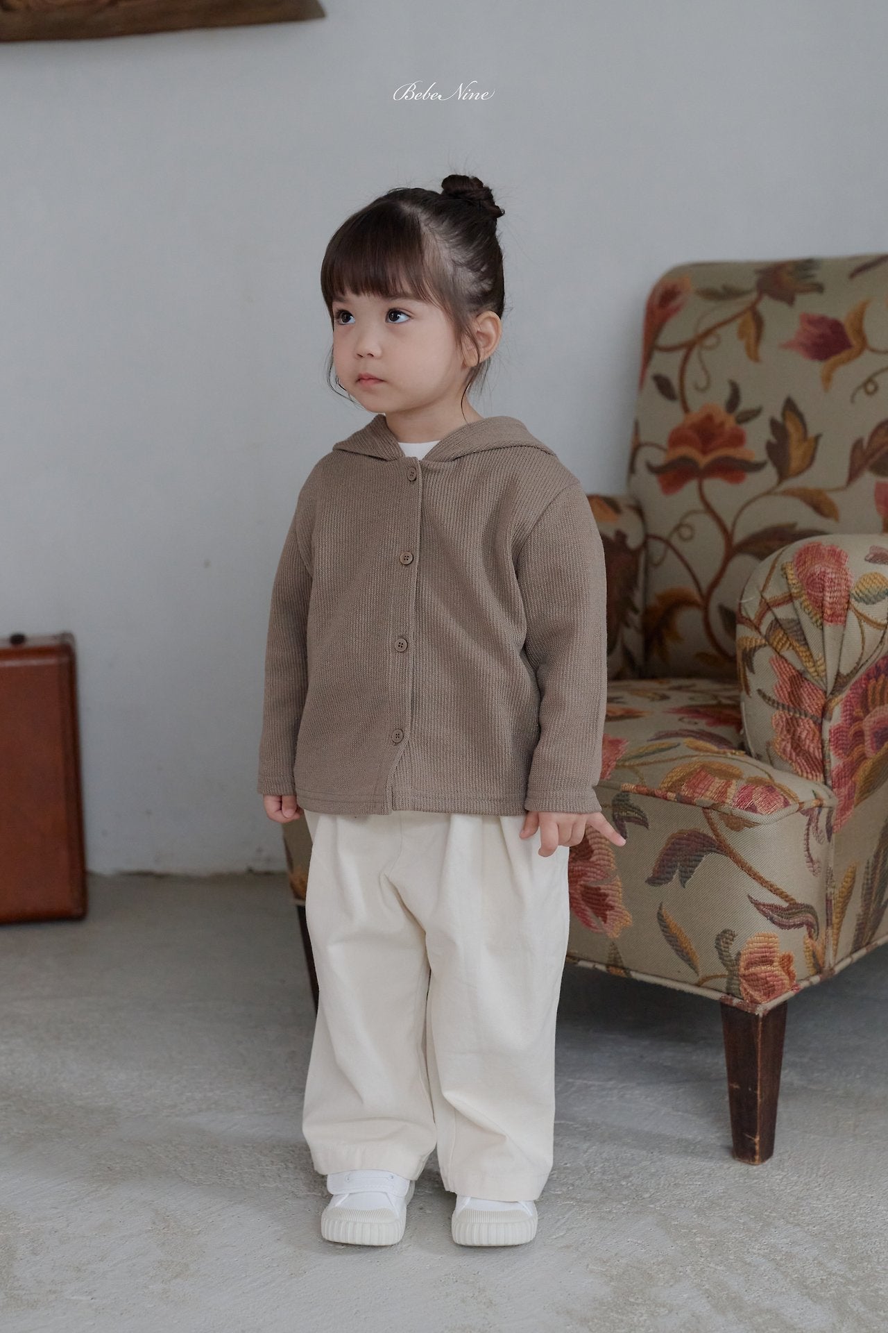 ［bebenine］Cookie Bear Cardigan