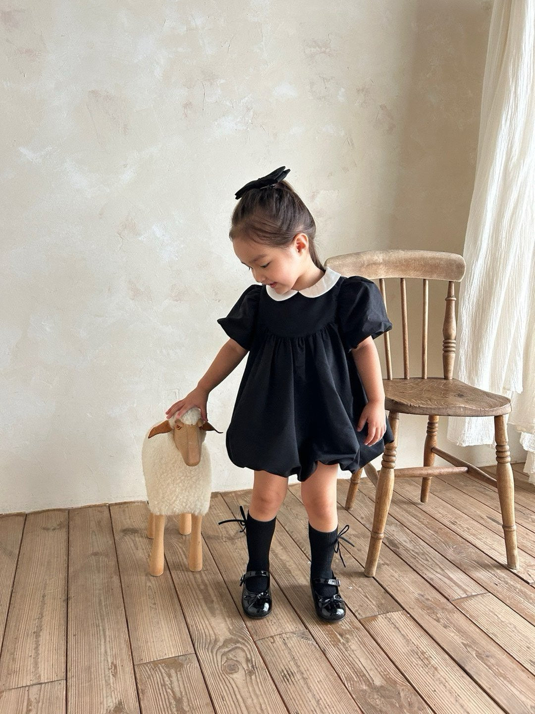 ［azalea］Rose collar one-piece (kids)