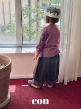 ［con］Tonton pigment roll up pants