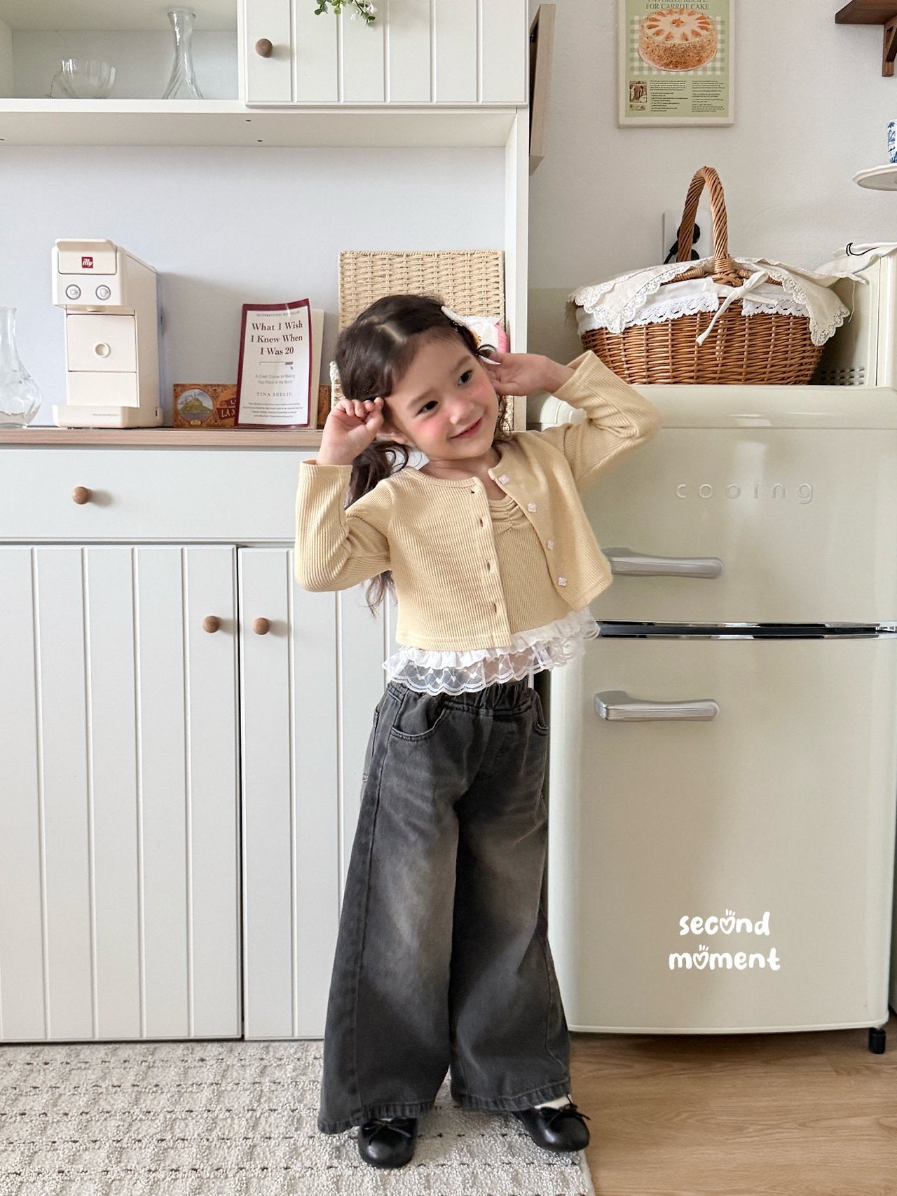 ［second moment］Muse denim pants