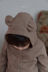 ［bebenine］Cookie Bear Cardigan