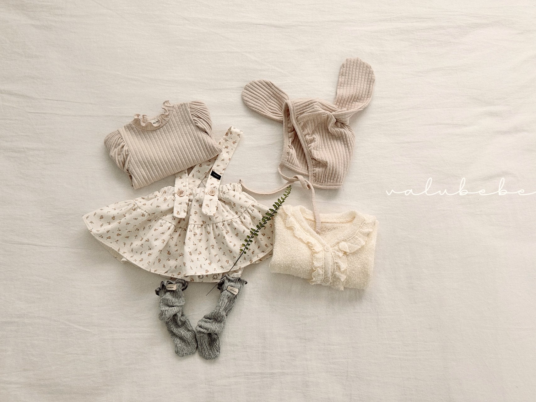［valubebe］Flower skirt suspender bloomer (baby)