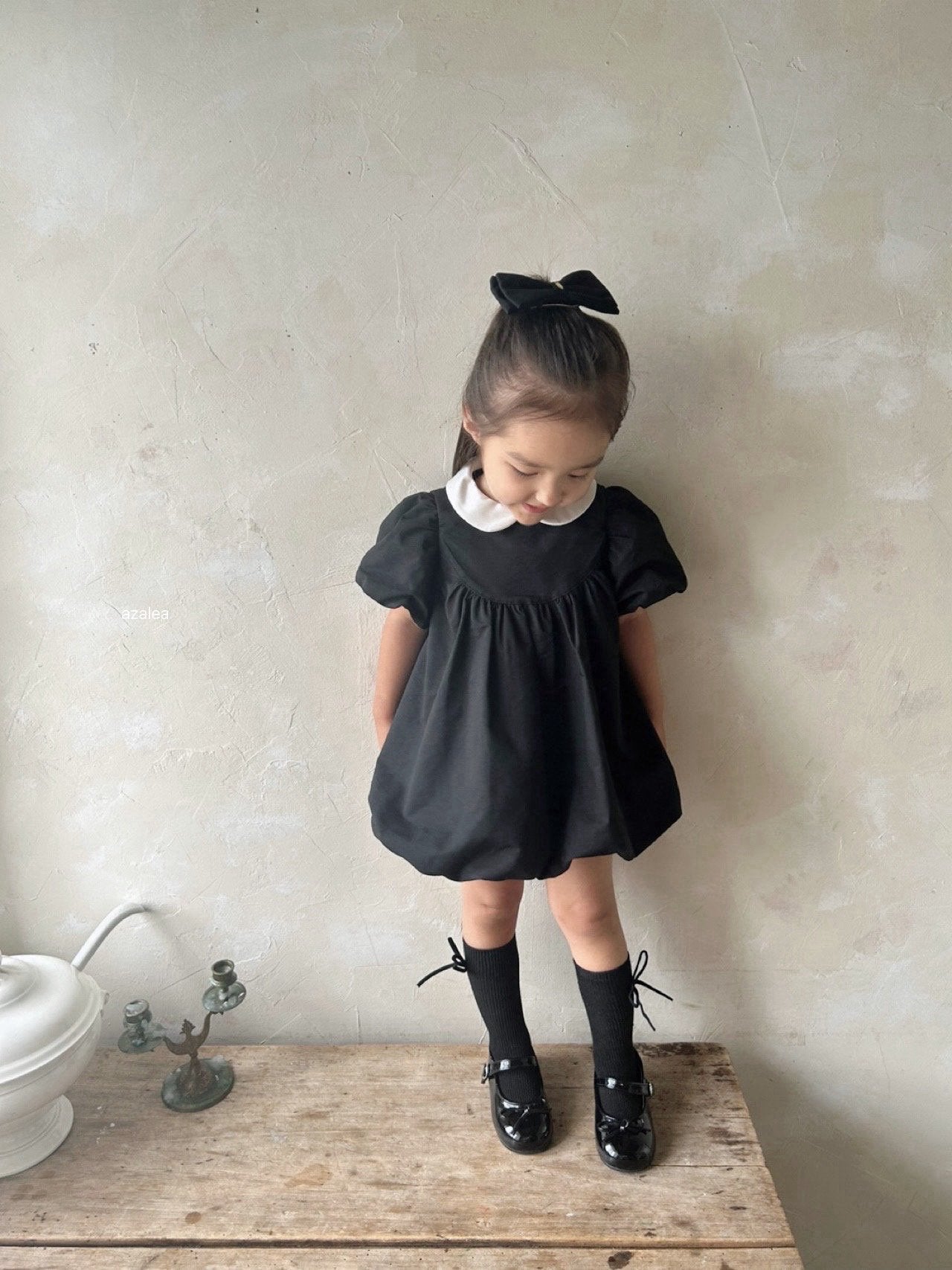 ［azalea］Rose collar one-piece (kids)