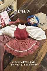 ［jujua］Candy check mini skirt