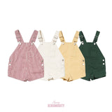 ［jejeunosity］Cotton berry short overalls