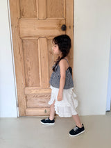 ［comma］Unbalance layered frill skirt