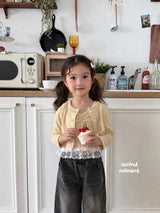 ［second moment］Smoodie cardigan & camisole set