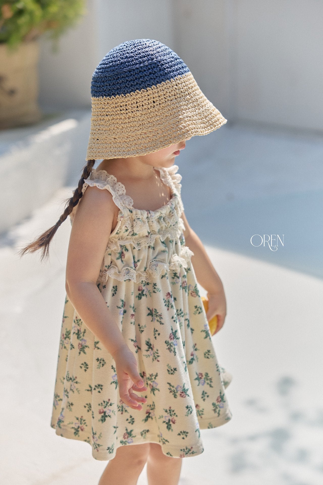 ［OREN］Rozy flower one-piece